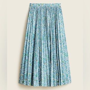 J.Crew Pleated A-line Skirt in Blooming Floral - NWOT